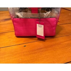 NWT Vince Camuto Transparent pink bag